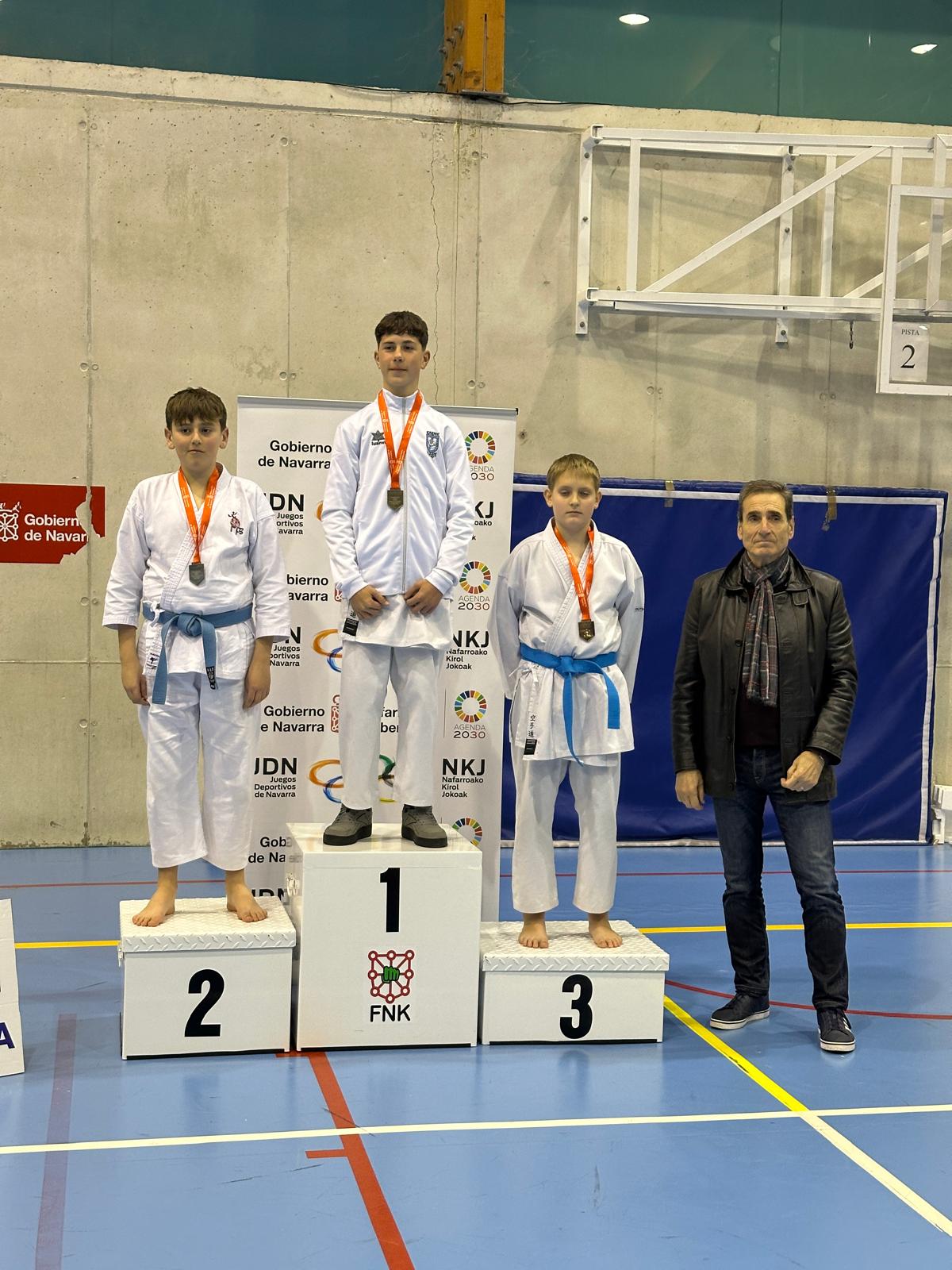 Resultados Campeonato Navarro Alevín y JDN Kumite Infantil y Juvenil